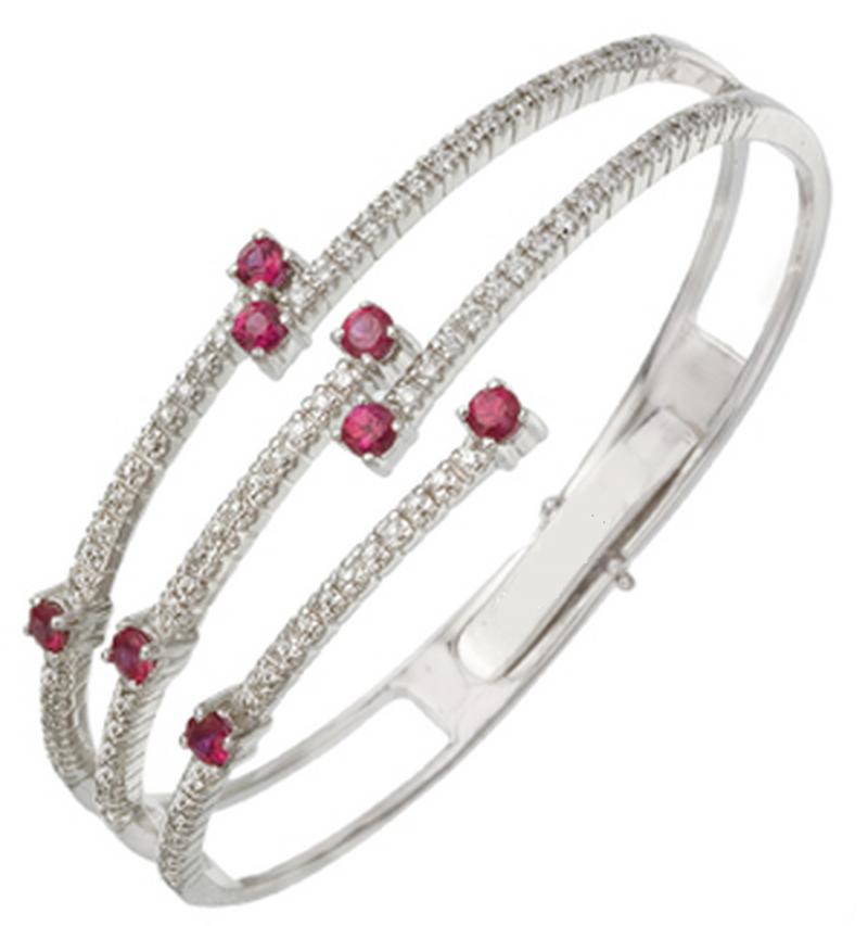 Diamond and Ruby Bracelet